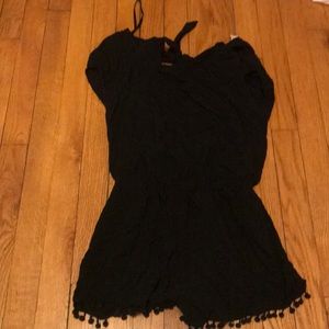 Black Short sleeved romper